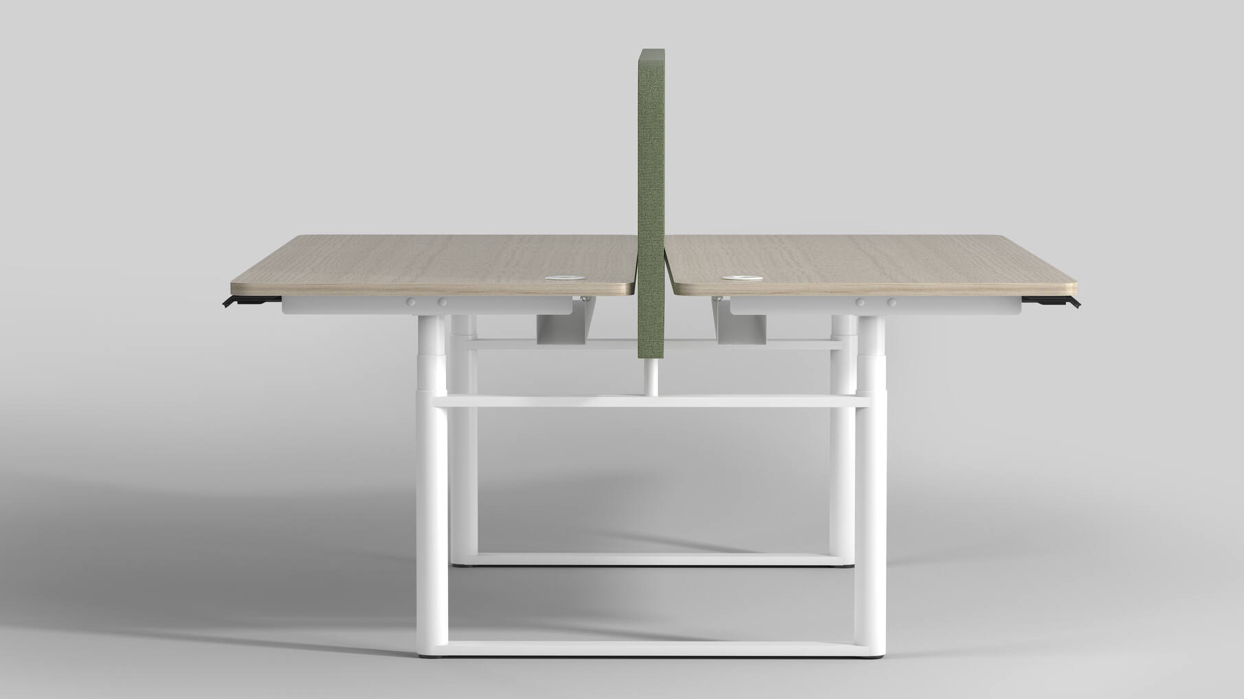 Round duo wit inclusief verstelbaar frame 1600-2400mm