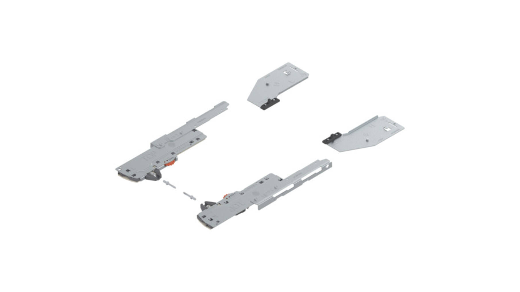 TIP-ON BLUMOTION SET eenheid L+R, 15-40kg voor LBX