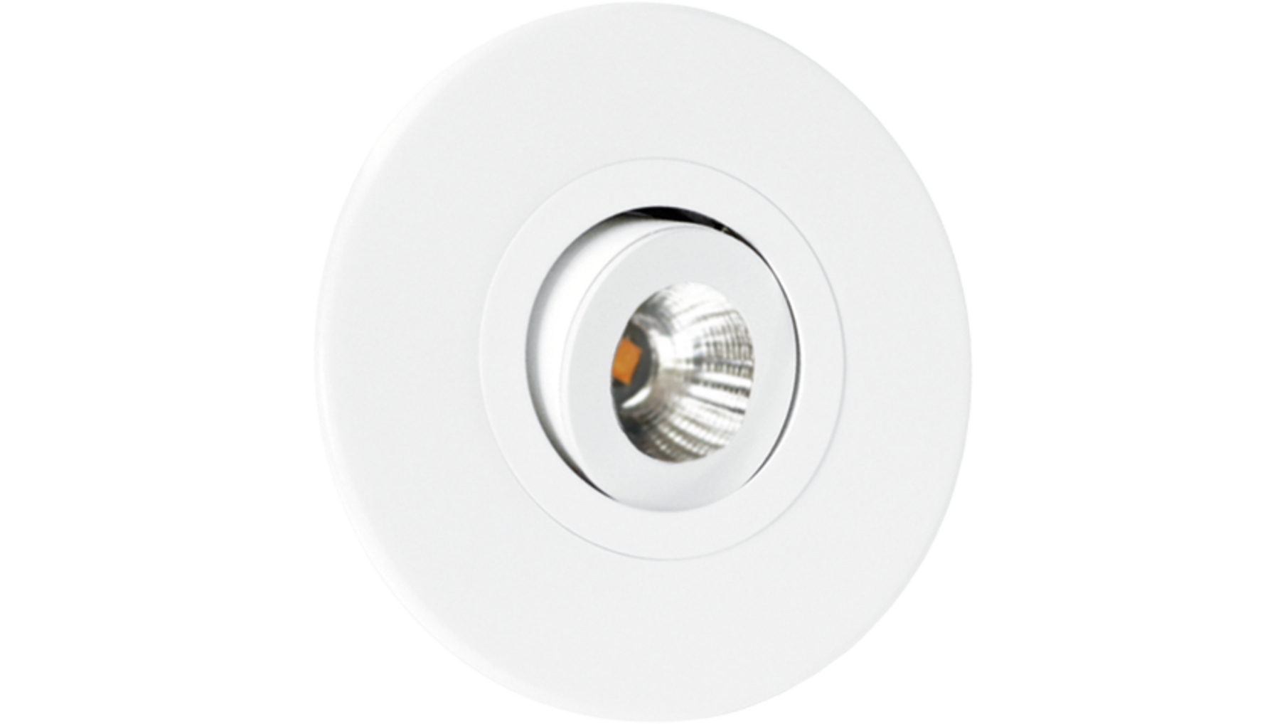 Losse spot Monza COB inbouw rond wit kantelbaar 2700K