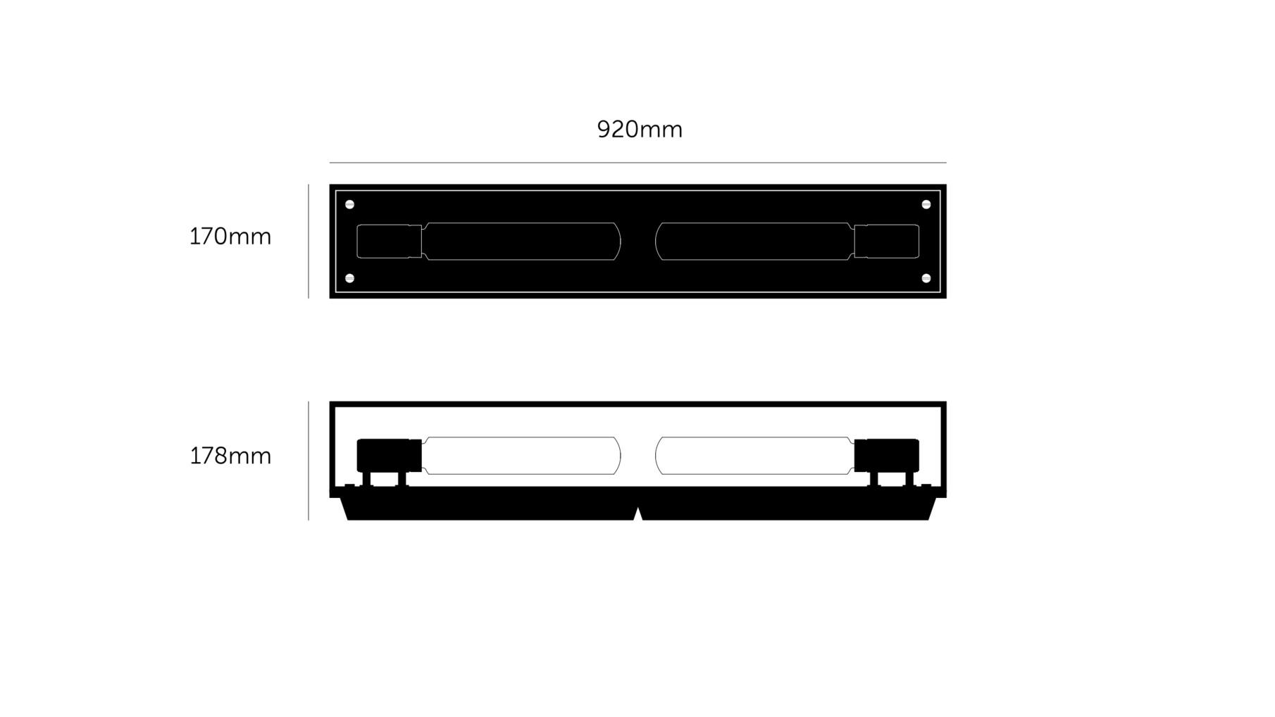 Caged Wall 2.0 X-Large - Pwm/Buster Bulb Tube