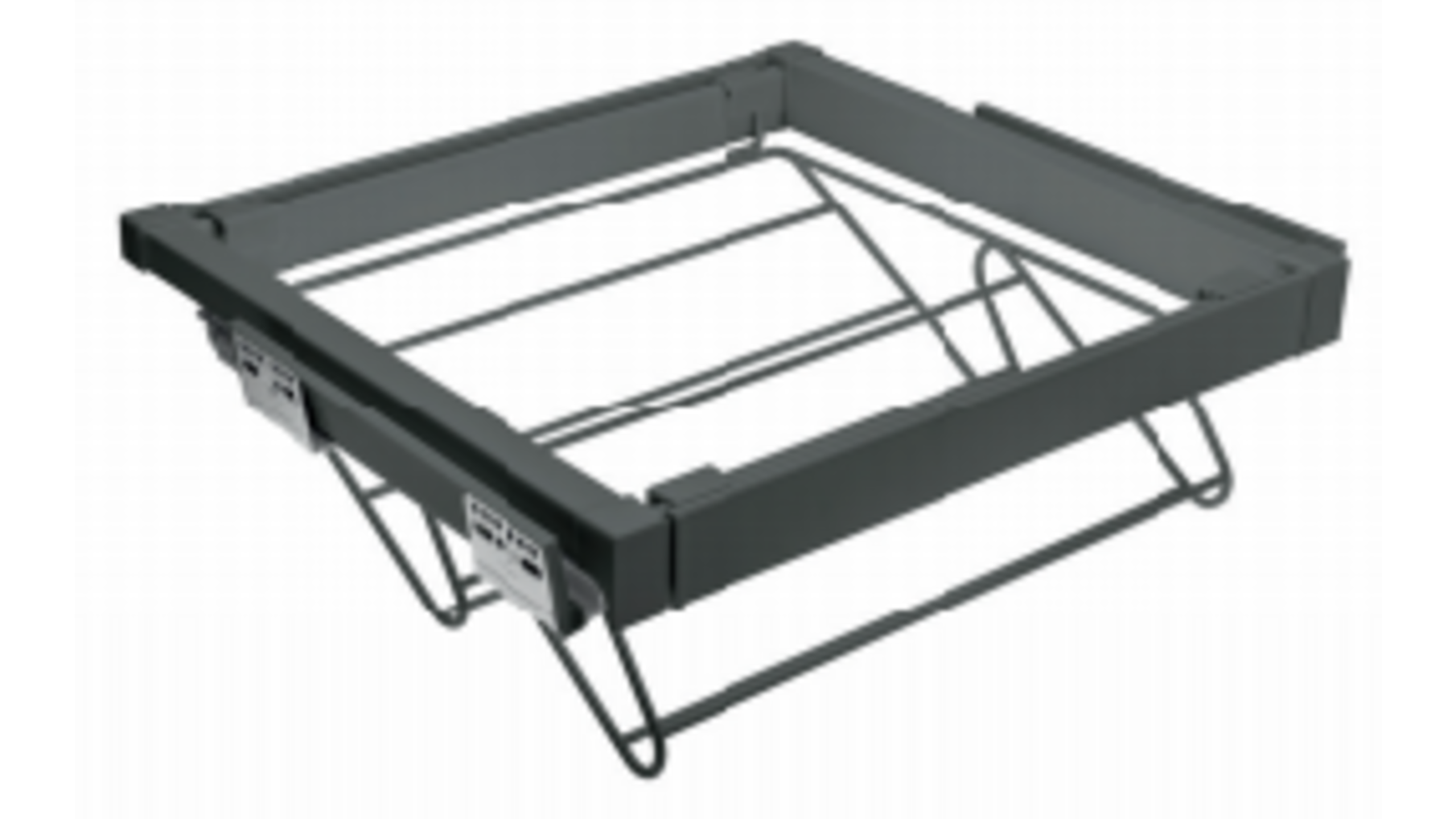 Schoenenrek, uittrekbaar,  600 mm SOFT-CLOSE, antraciet