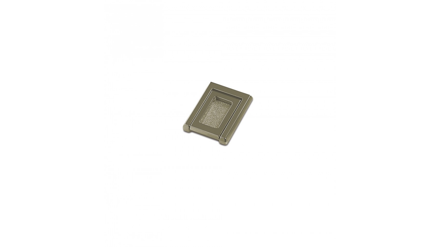 Komgreep nikkel gesatineerd 38x50mm