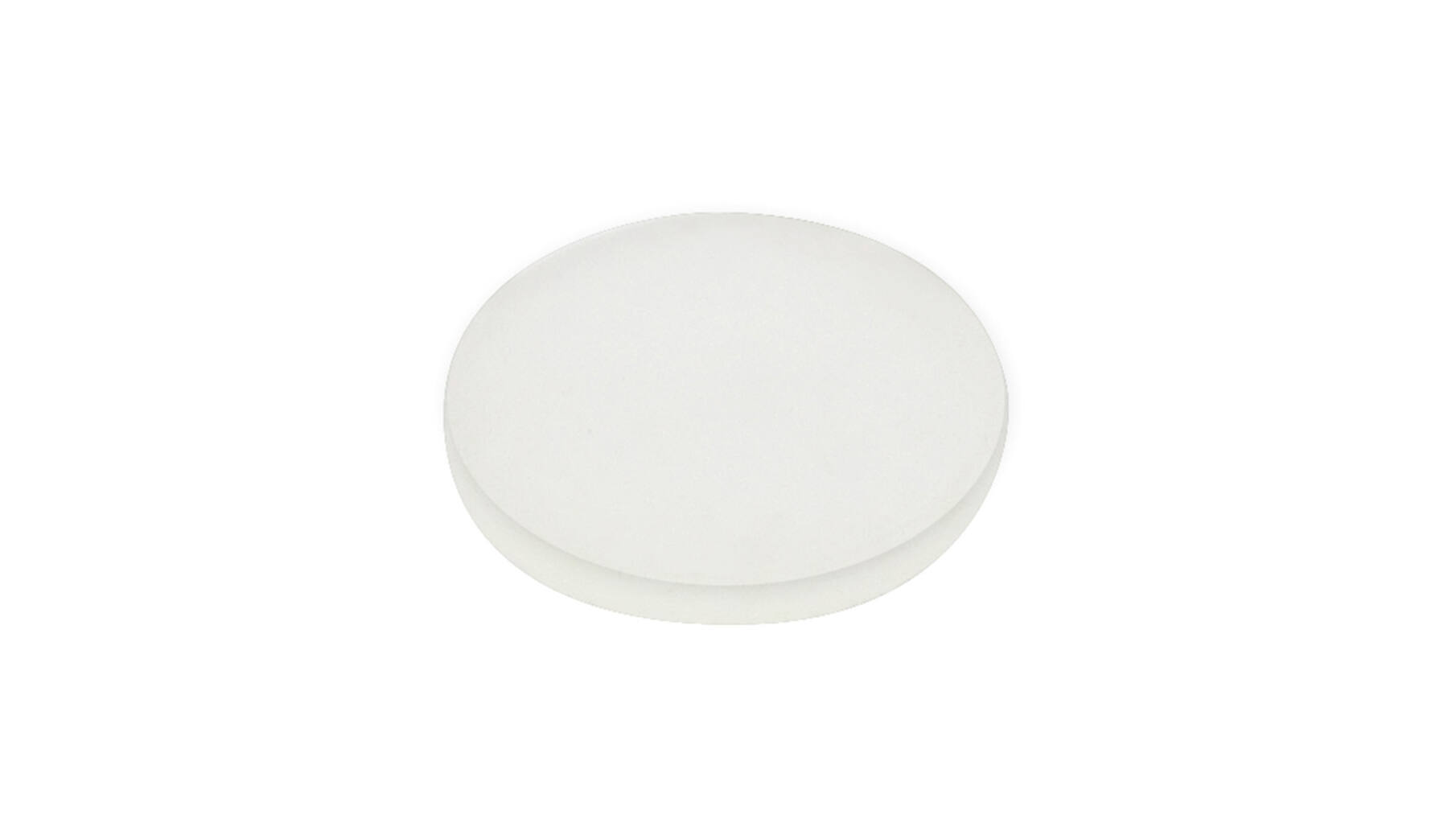 Deurbuffer zelfklevend, schotel 7mm x 1,5mm dik transparant