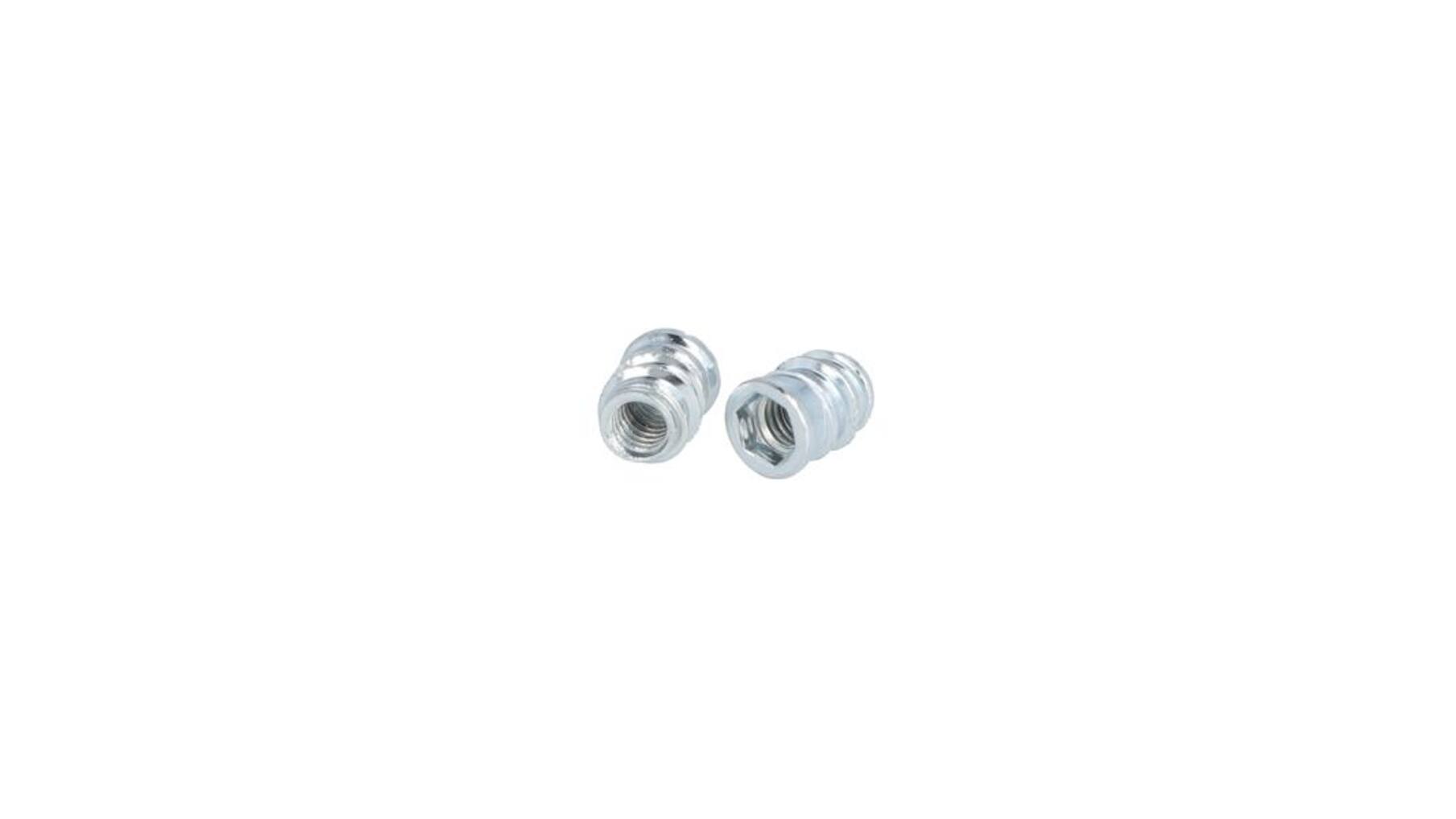 Rampabus staal verzinkt met rand M6 x 12mm kopdiameter 9.8mm