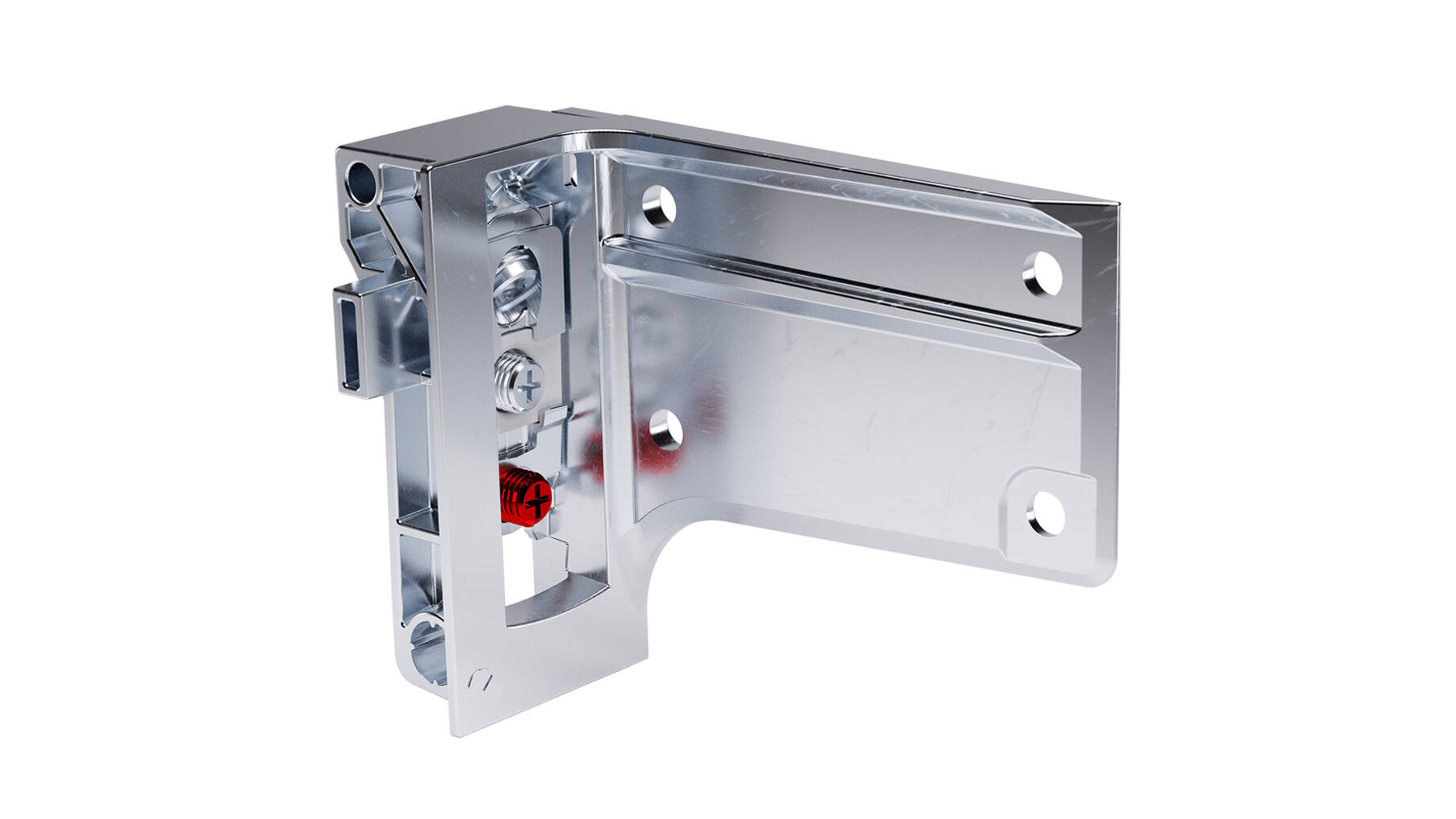 Kastophanger LIBRA H7 rechts, voor alu profiel, om te schroe