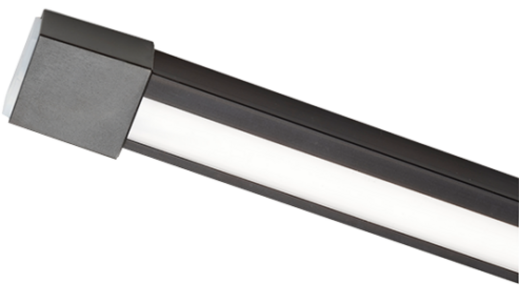 Baski-SF SHE 24V mat zwart links + Rechts voor kast 1200mm