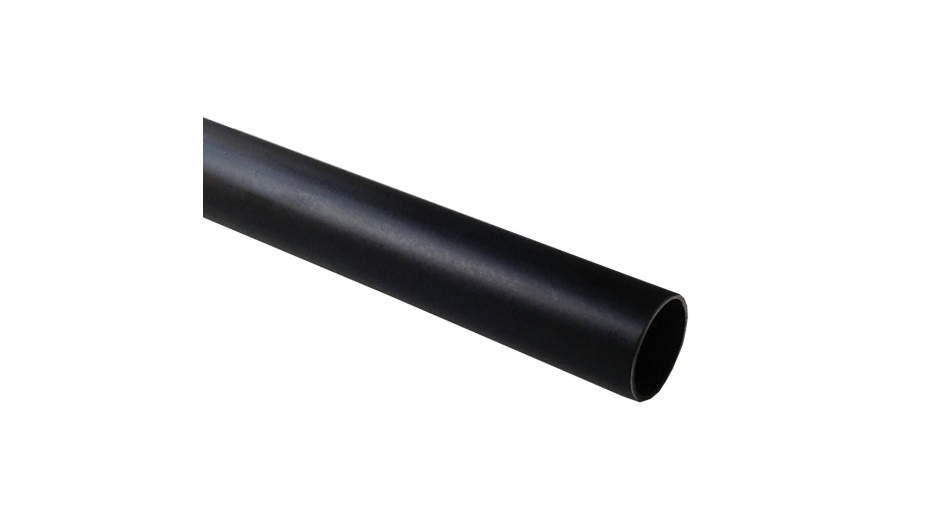Roede 29mm zwart, lengte 1200mm
