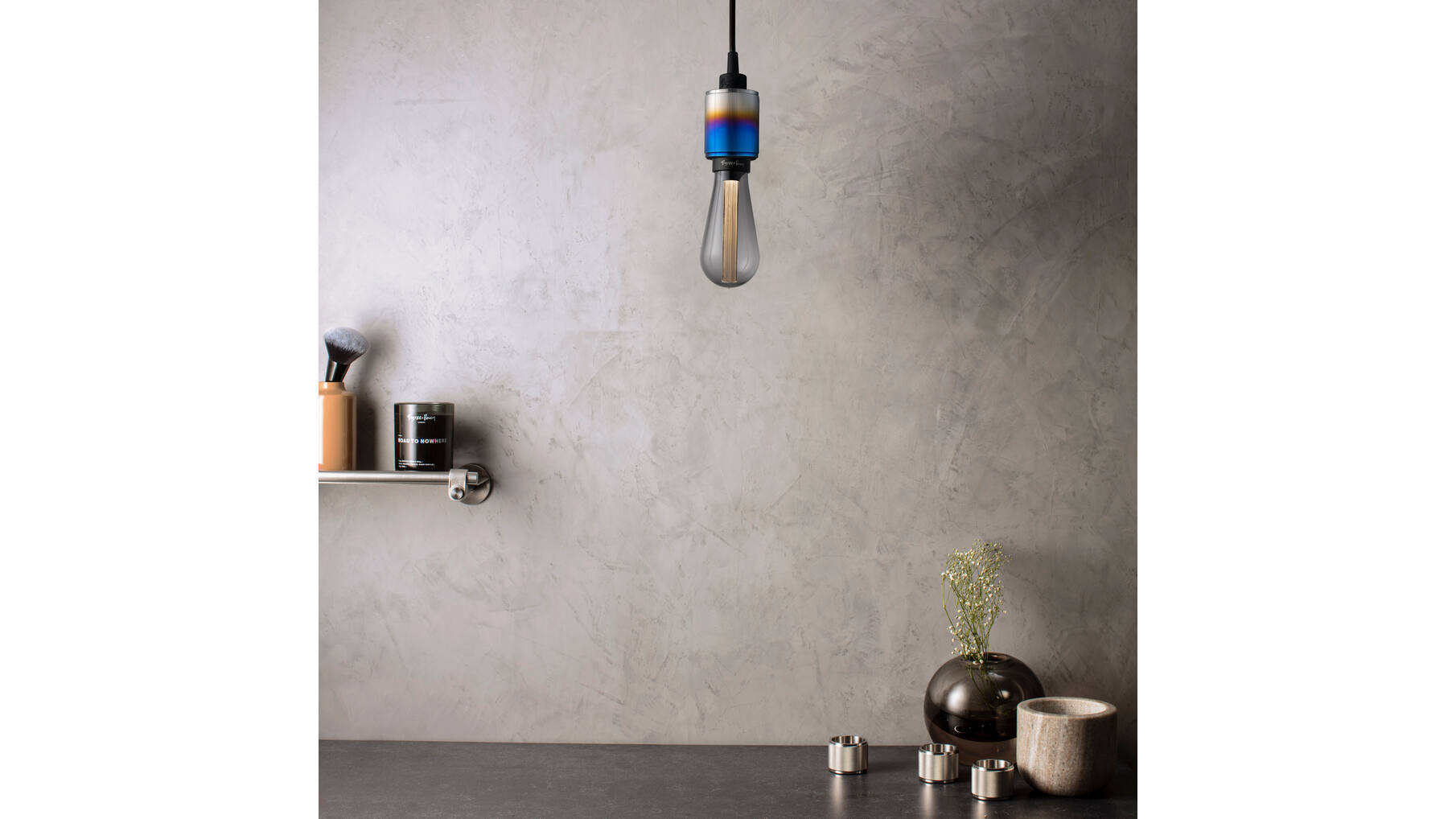Heavy Metal Pendant Light 3.0M/Linear/Burnt Steel