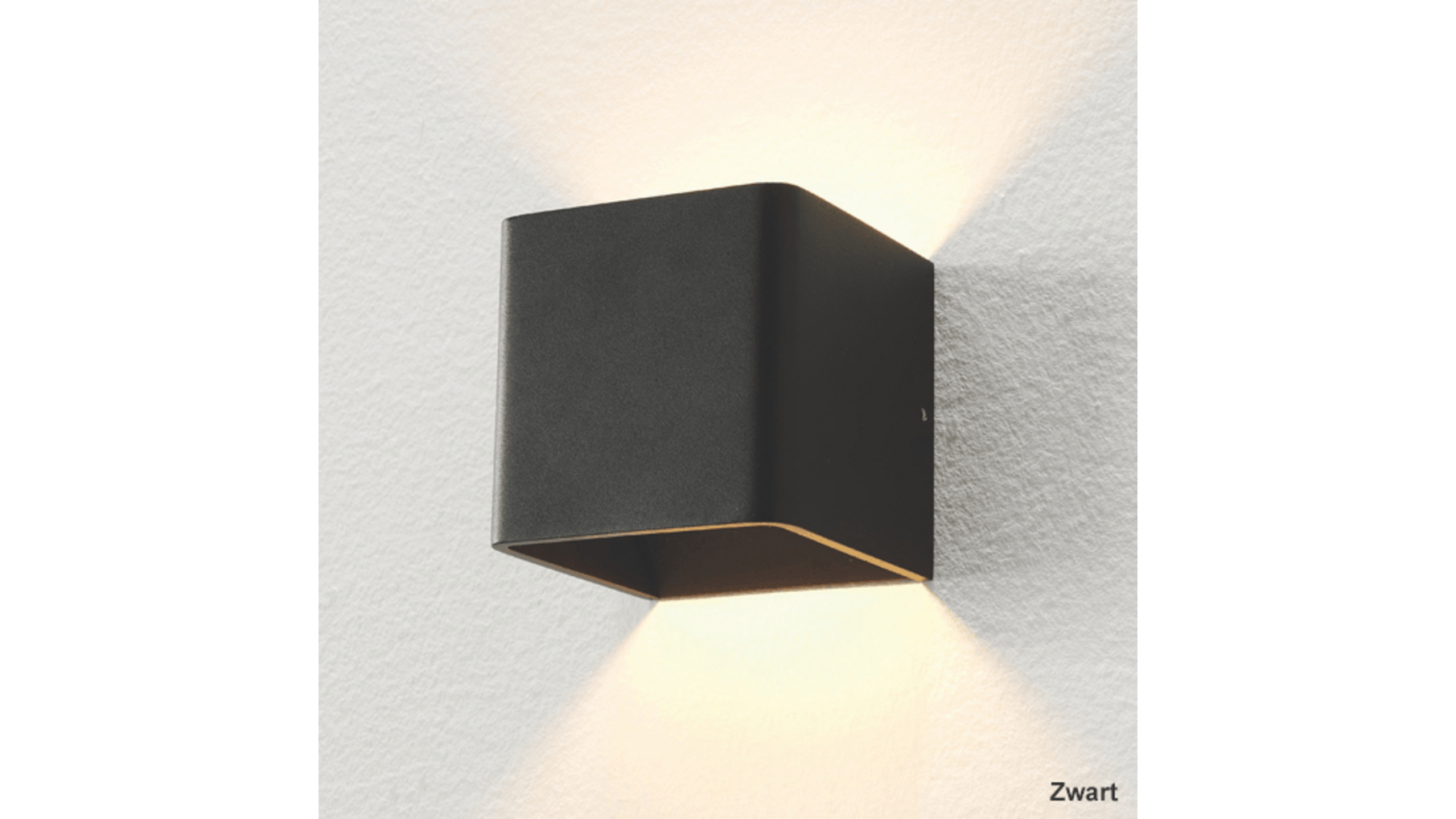 Wandlamp Vigo Up/down zwart IP20
