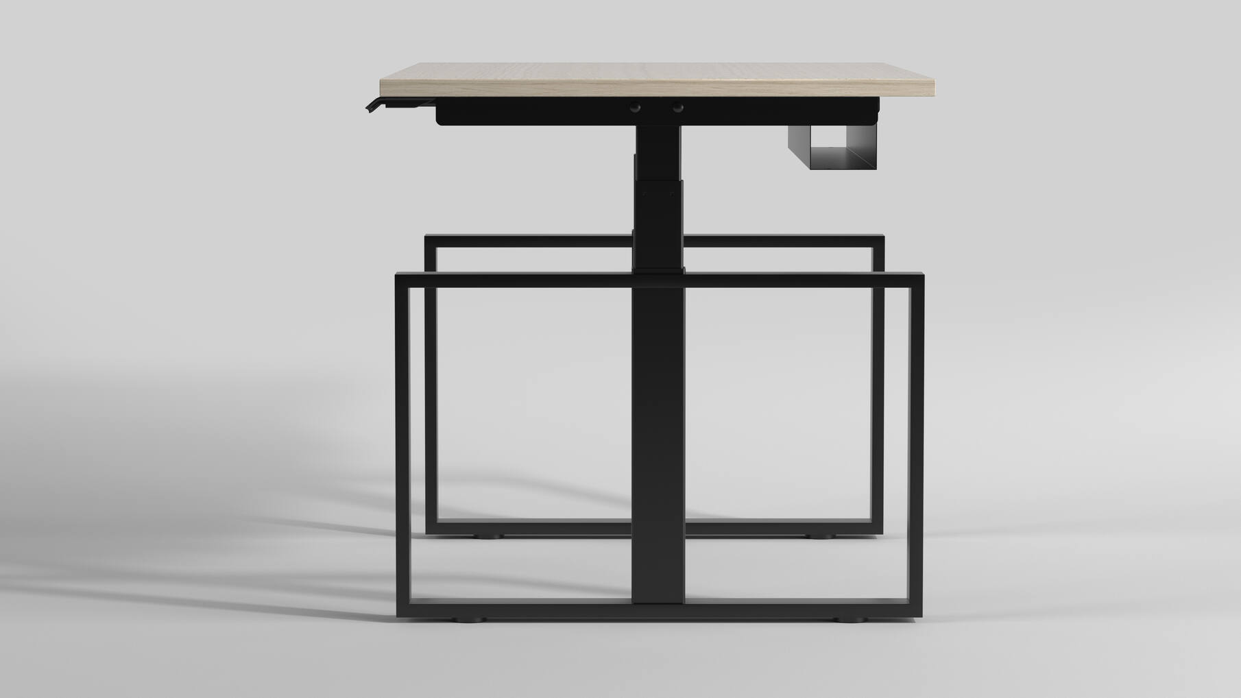 Square Enkel HS zwart inclusief frame 1000-1500mm.