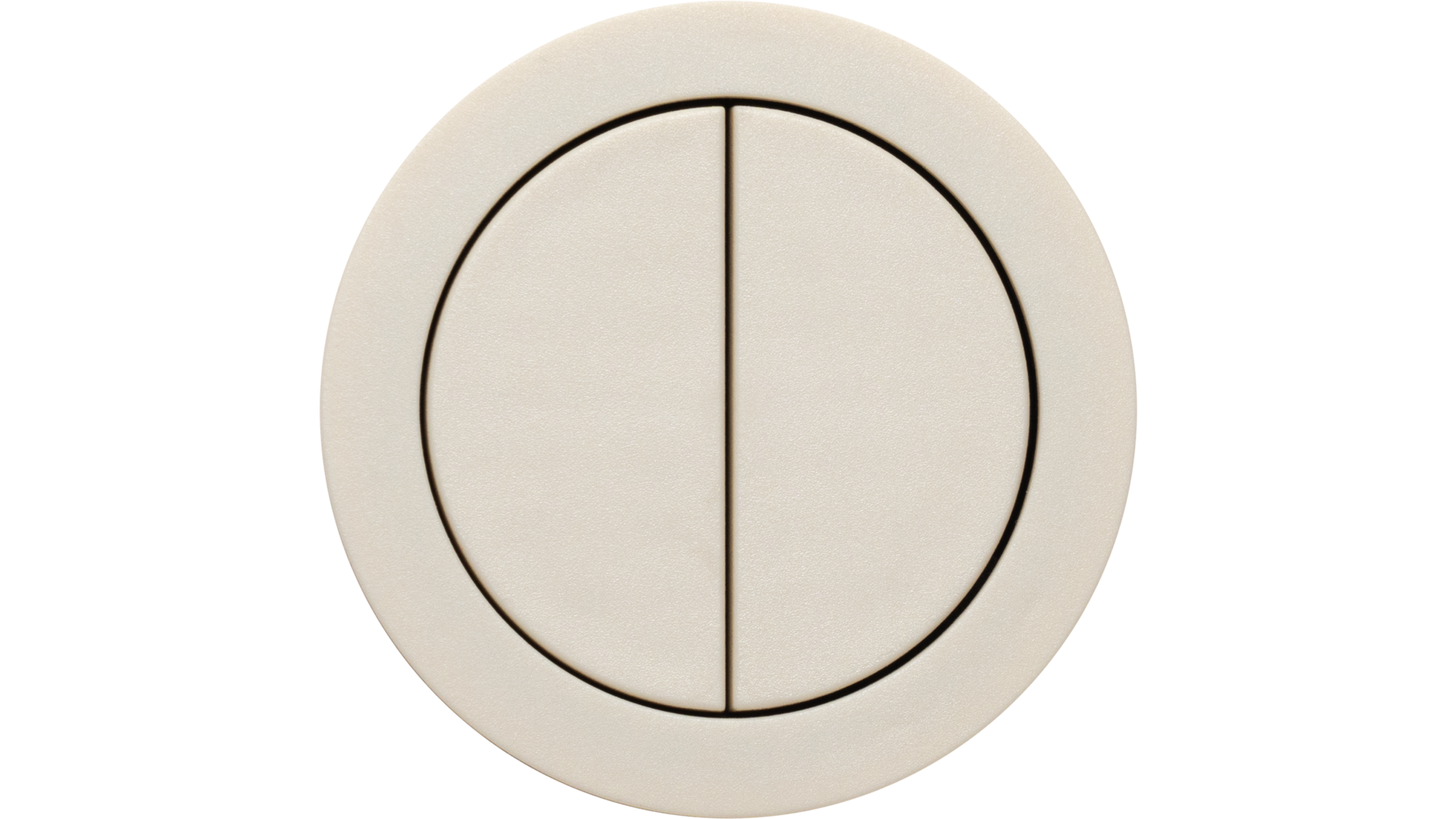 Rond 2.0 Push button 4X- s. trim - basic cream