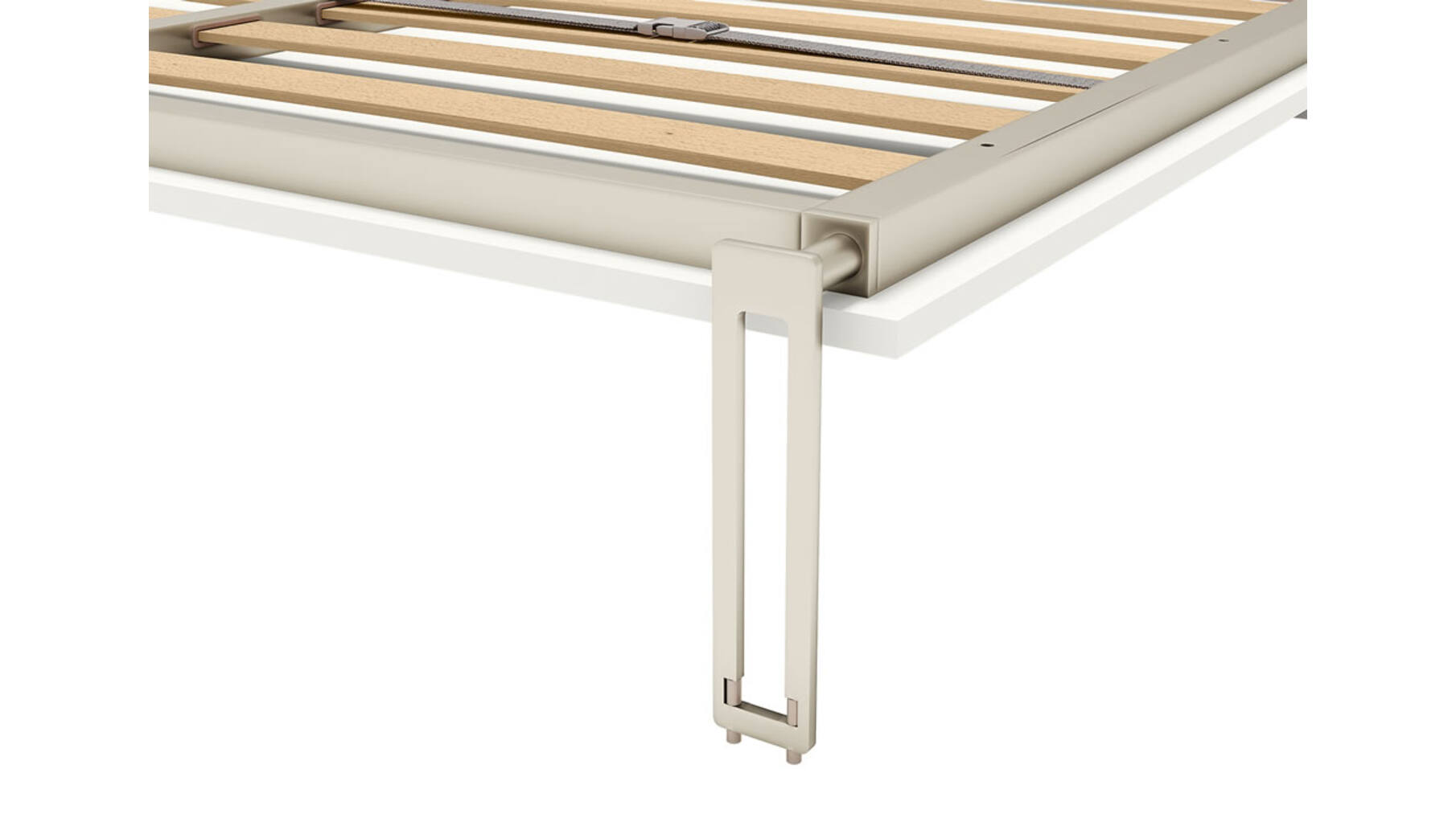 Opklapbed elektrisch SMALLE naad, verticaal frame 163x202cm
