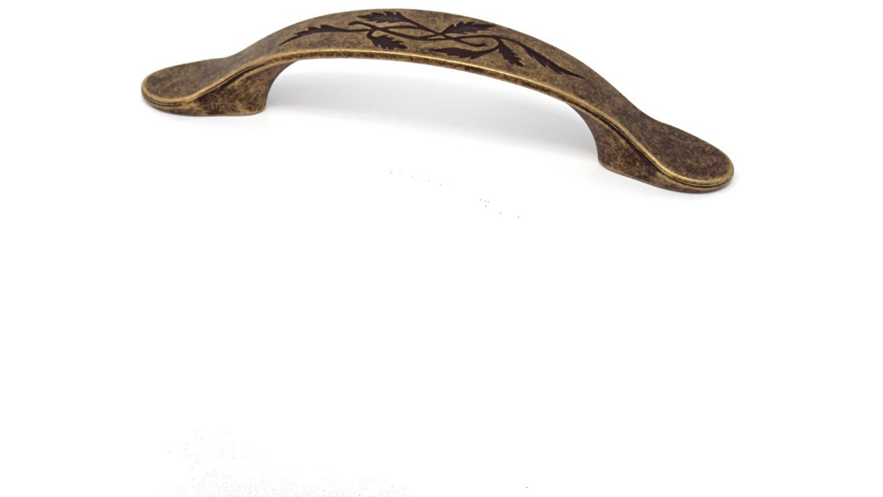 Greep PROVENCE brons geborsteld 154x22x30mm, hartmaat 96mm