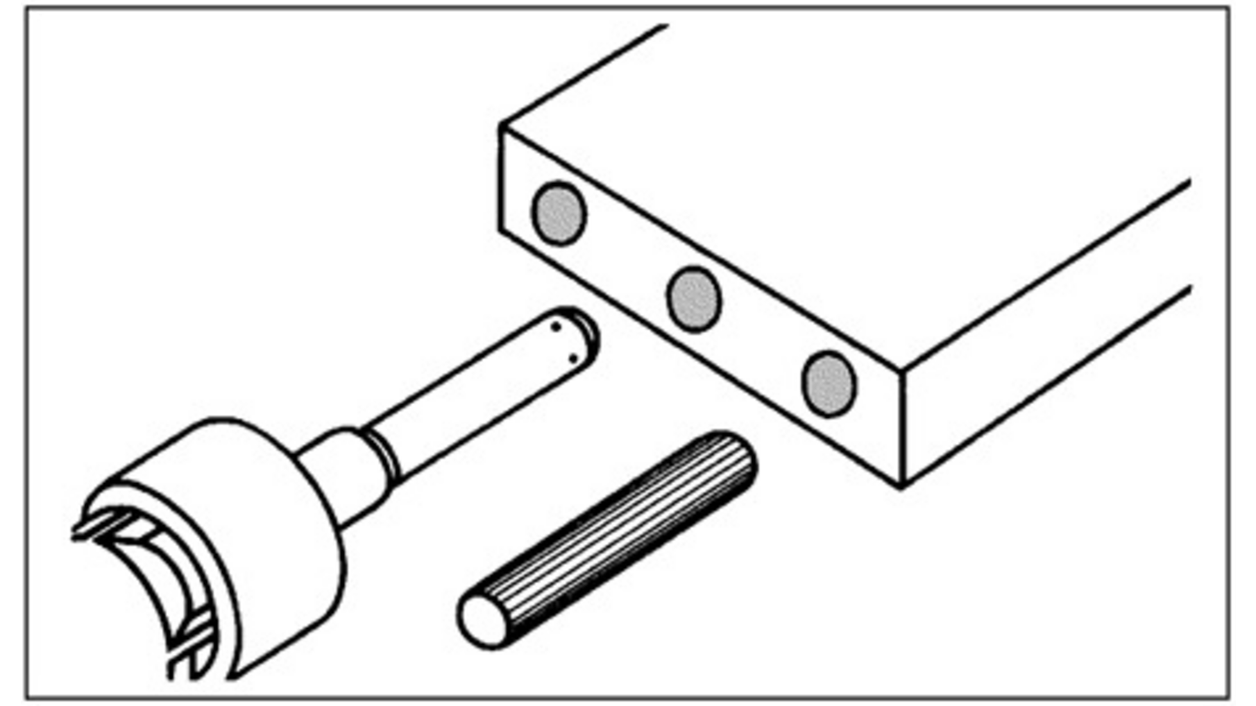 Drevelsproeier ø 8x25mm