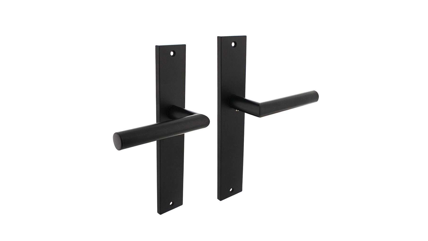 Deurkruk Bastian op schild 245x45 mm blind