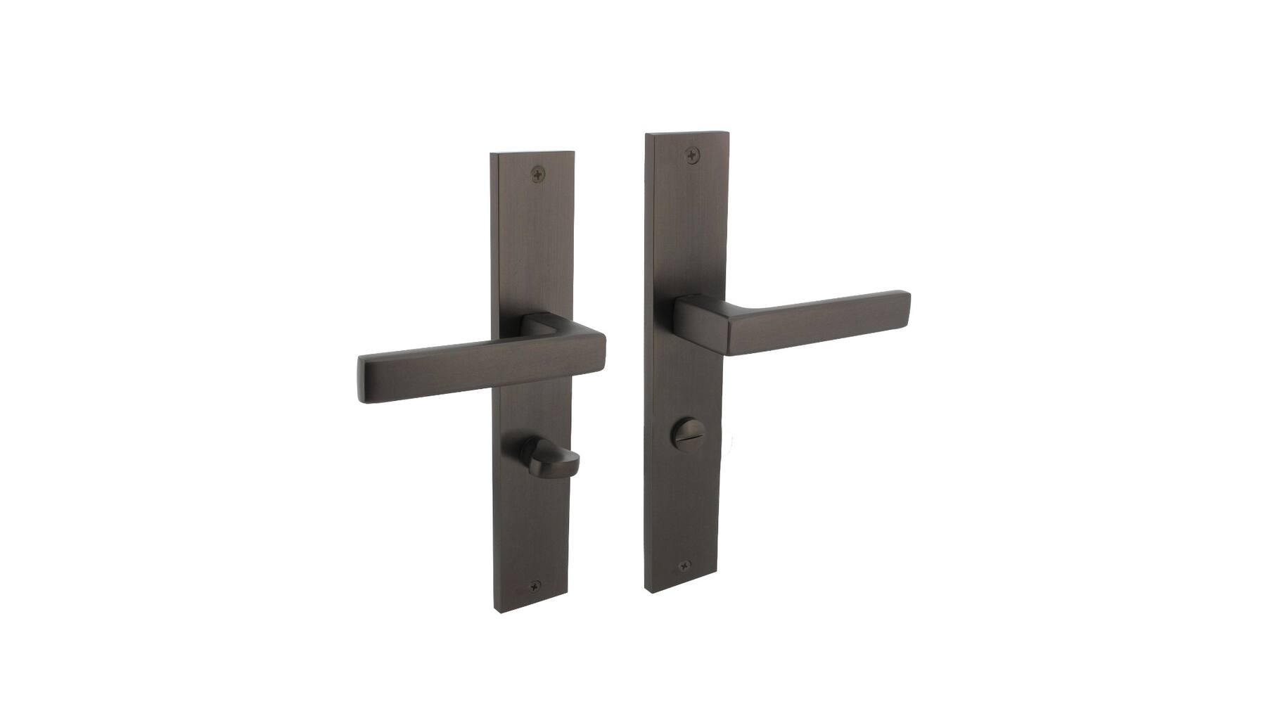 Deurkruk Hera op schild 245x45mm WC63/8mm