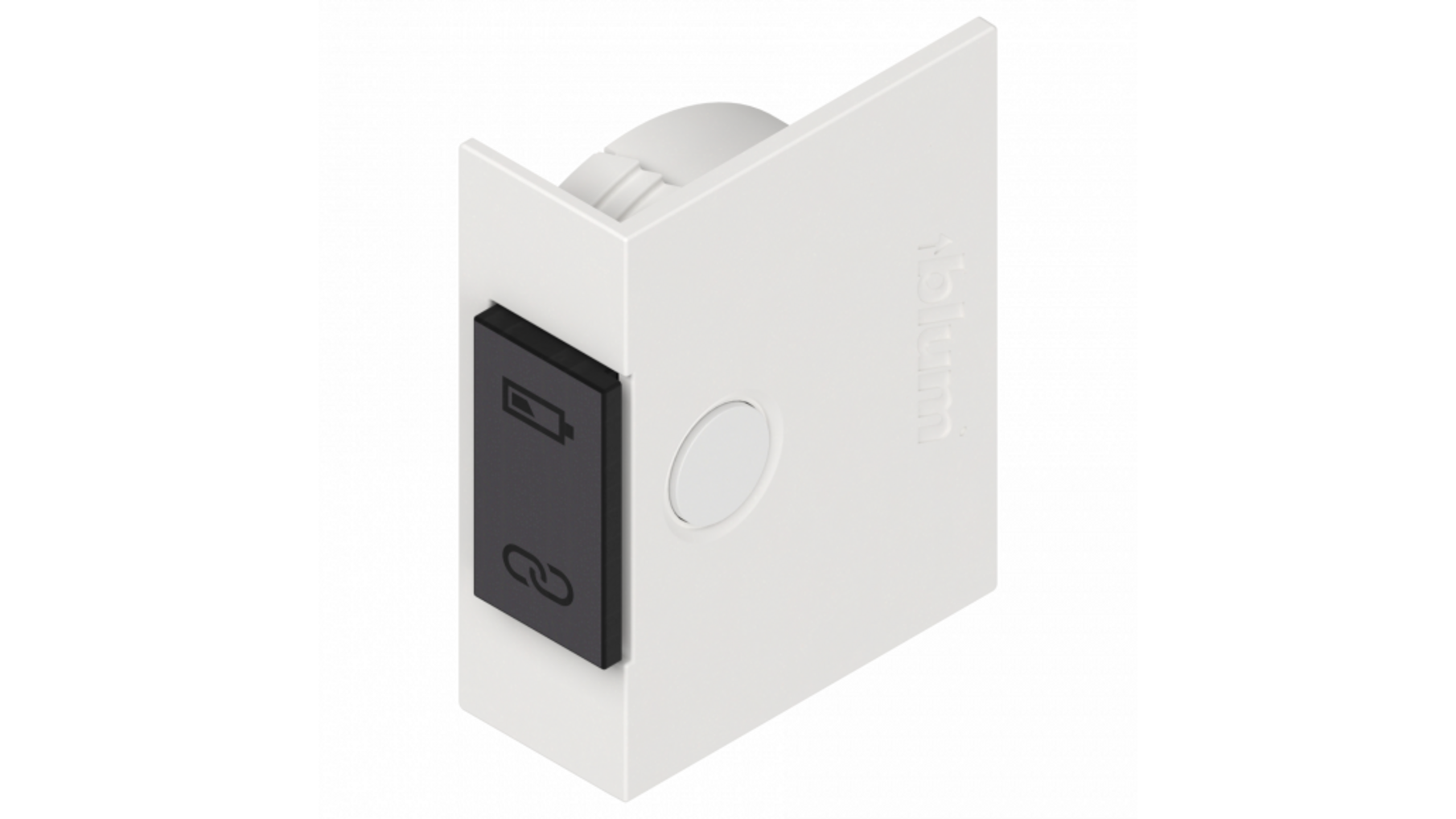 SERVO-DRIVE drukknop zijdewit