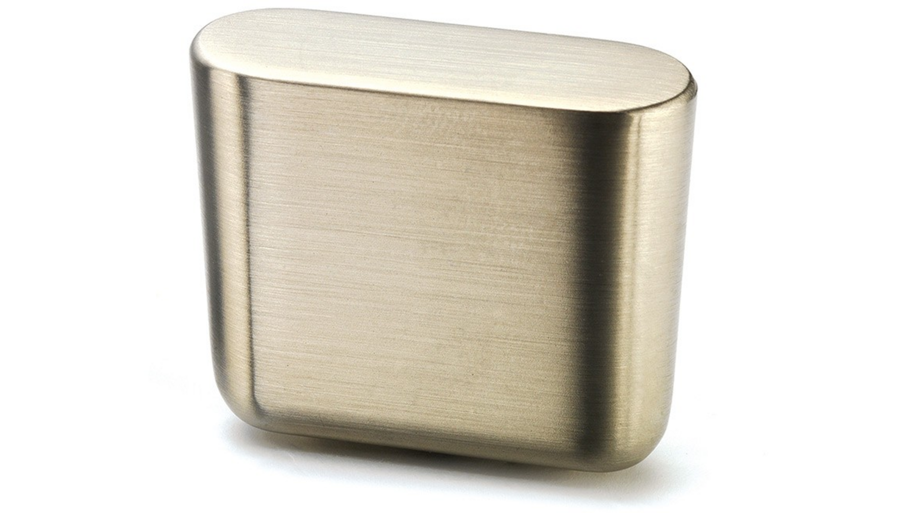 Knop MINI 817 geb. nikkel 34x14mm, hoogte 28mm