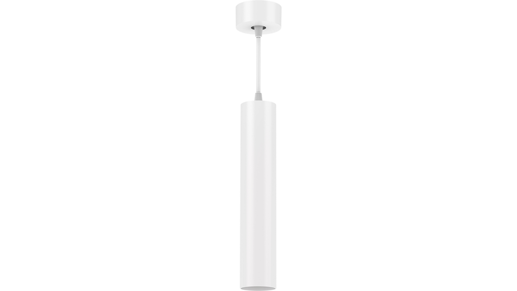 Vuoto pendellamp  Ø58x300mm. wit met plafondbeugel