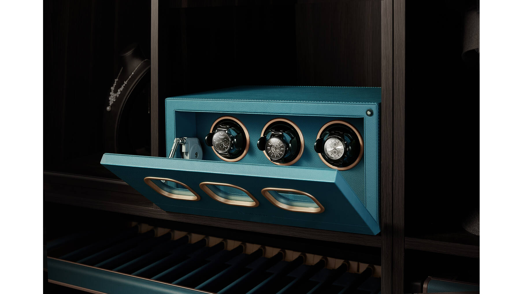 706154 B Series - Watch Winder Moran Green