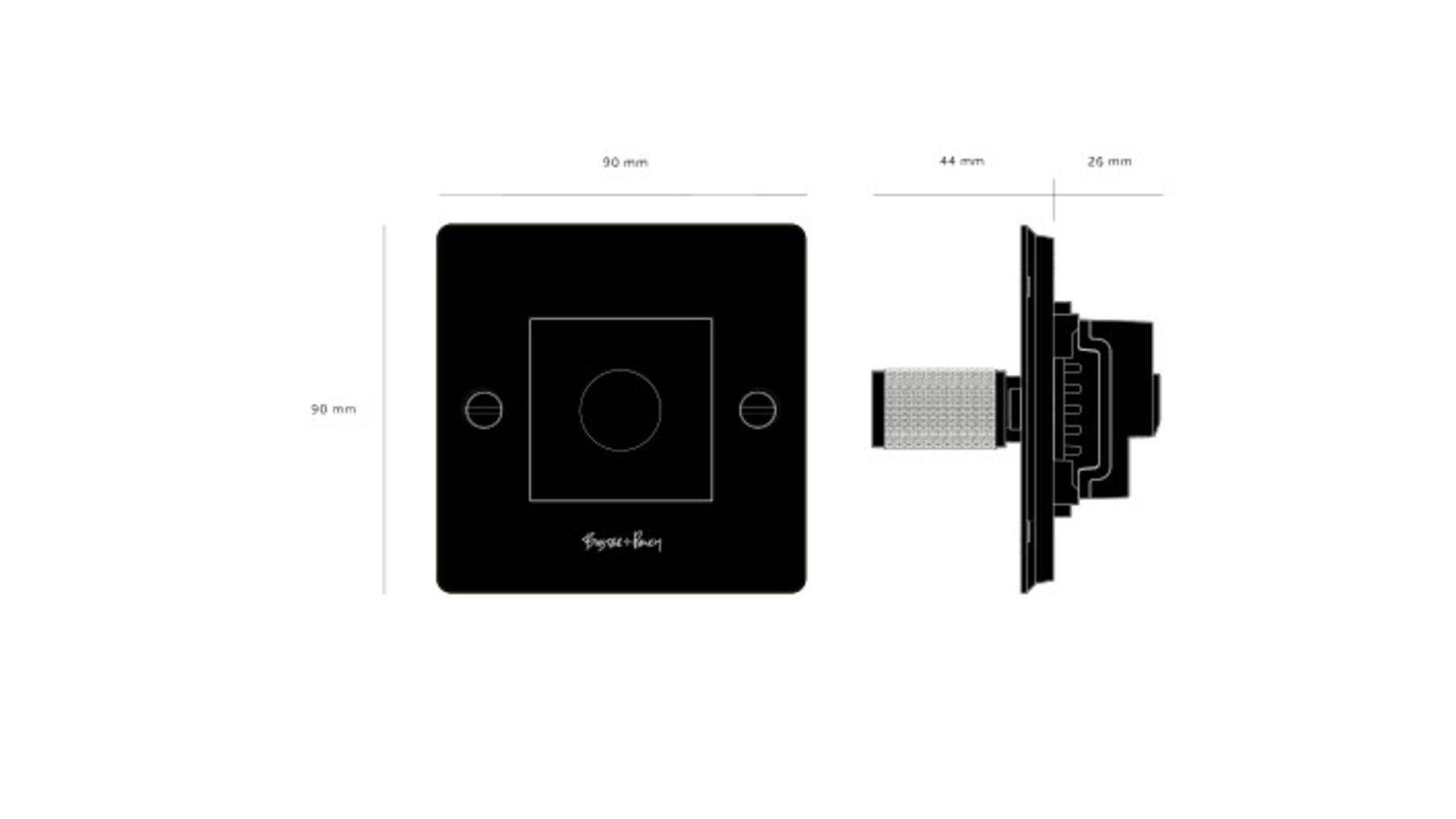 1G Dimmer/250W Led/Retractive Switch Compatible Only