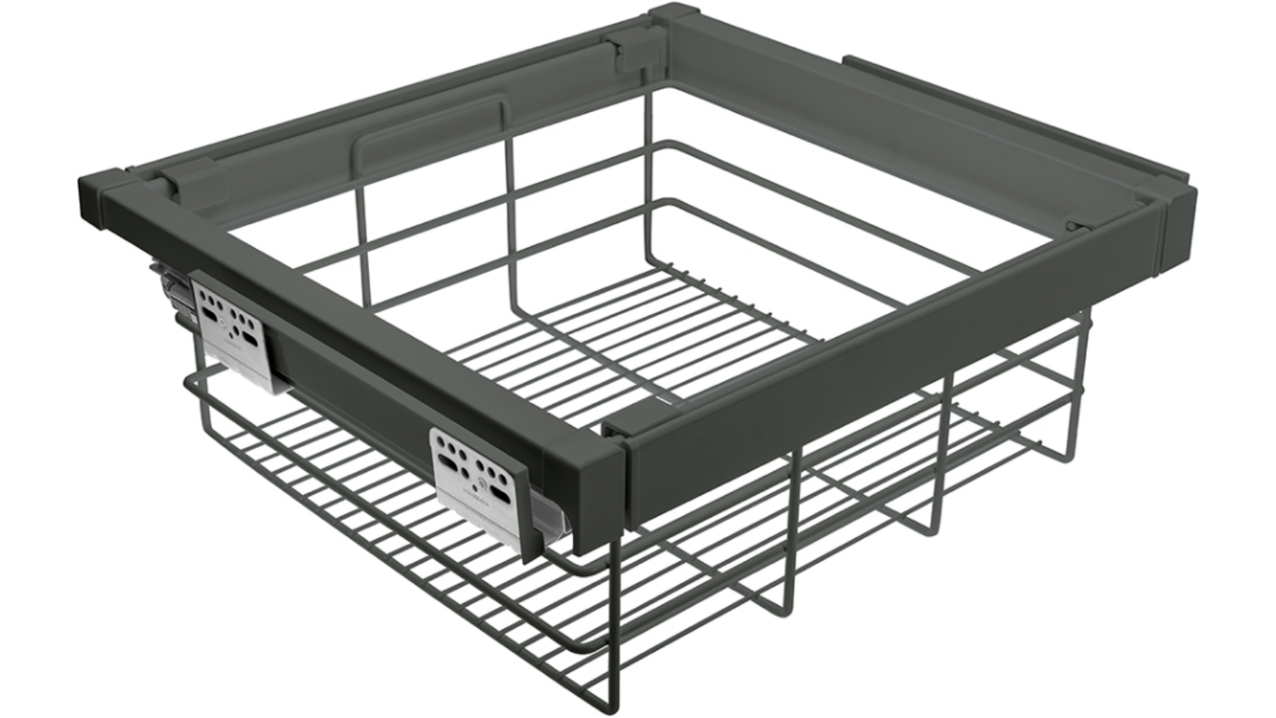Garderobemand 600 mmSOFT-CLOSE, antraciet chroom