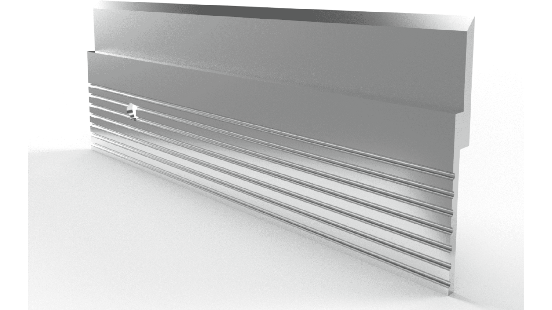 Paneelprofiel aluminium MF625 lengte1250mm, diepte 5.08mm