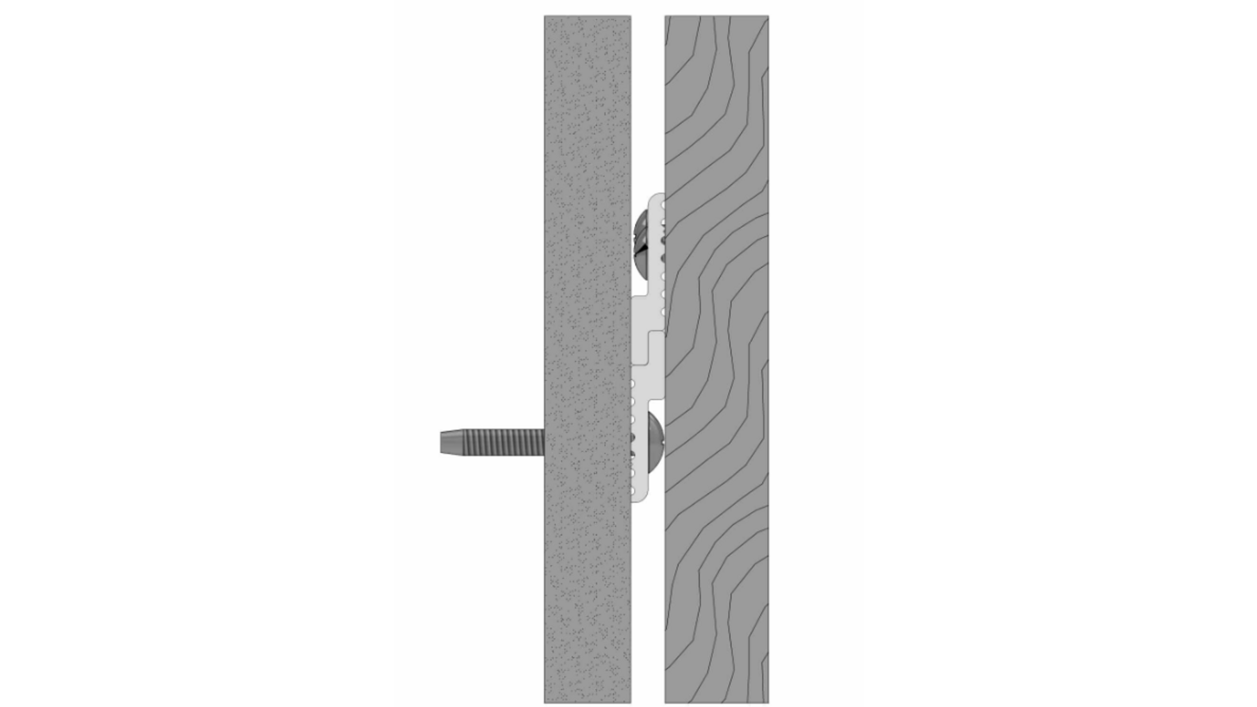 Paneelprofiel aluminium MF625 lengte1250mm, diepte 5.08mm