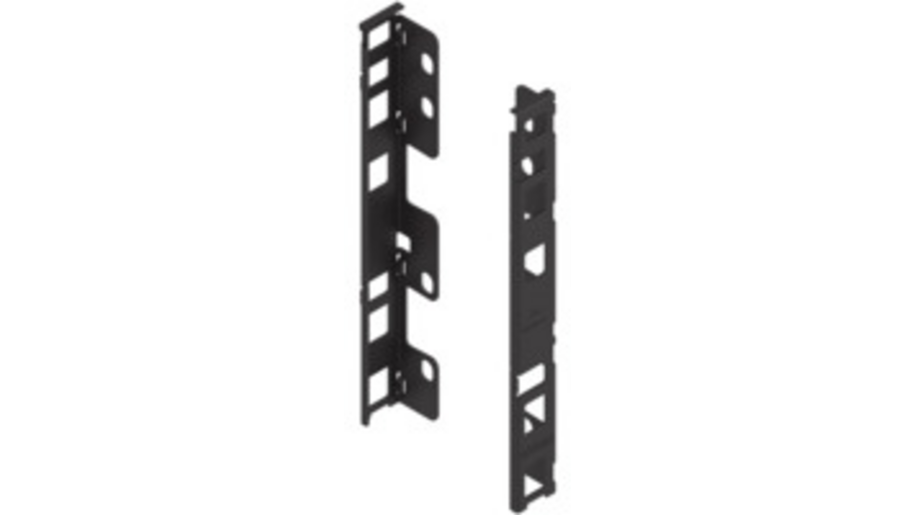 Achterwandhouderset legrabox, C-hoogte, terrazwart