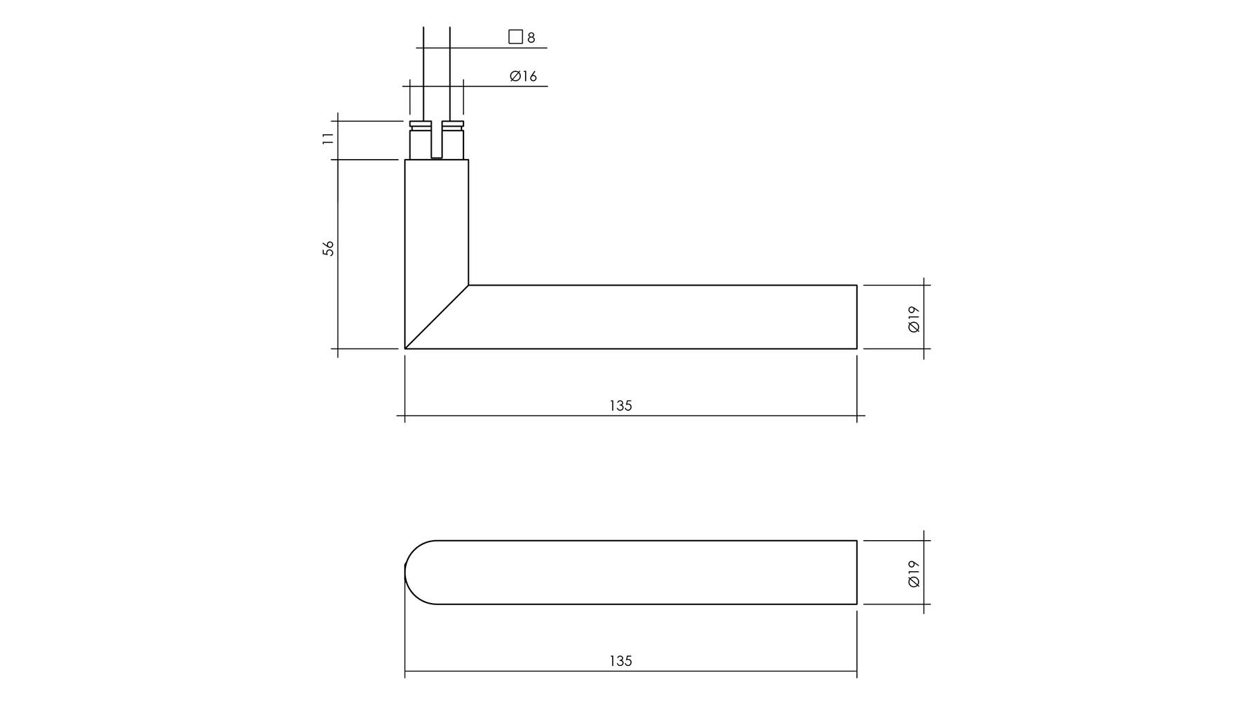 Basis voordeurset SKG3 rond+kerntrekbev. RVS zwart