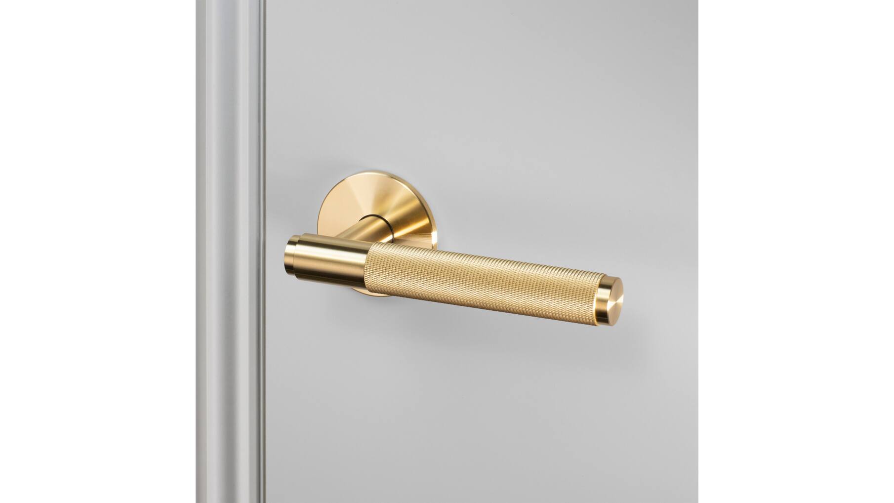 Fixed Door Handle/Single-Sided/Cross/Brass