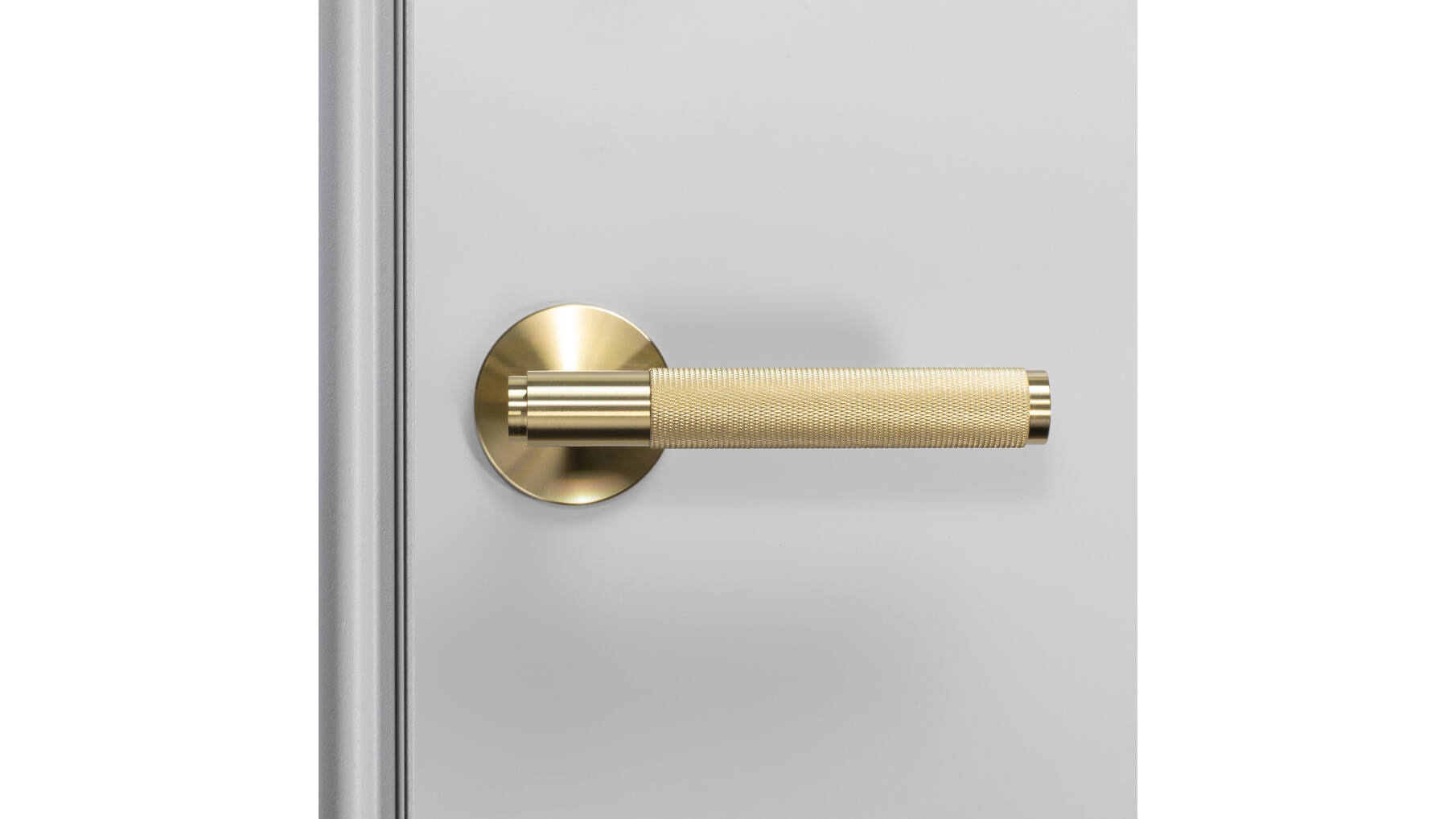 Fixed Door Handle/Single-Sided/Cross/Brass