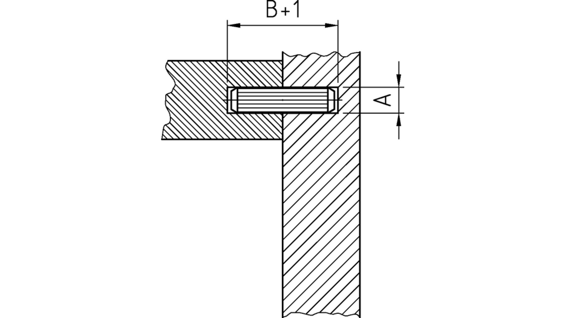 Houten duvels 10x50mm beukenhout geribbeld, DIN 68150