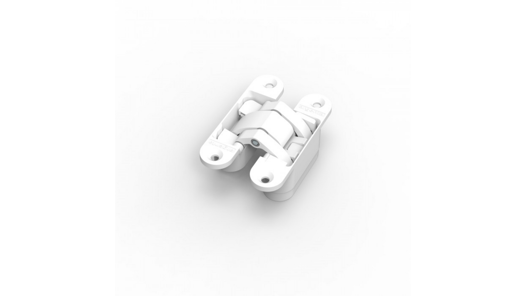 Scharnier invisible Small mat wit  RAL9016 95x23mm