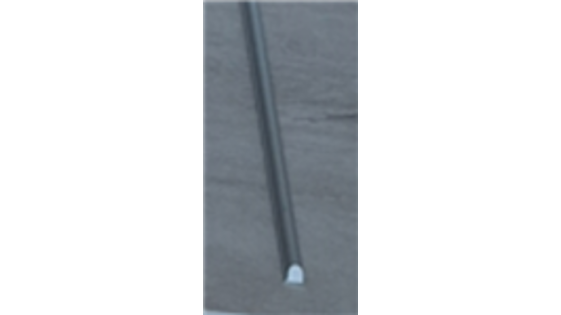 Kofferprofiel 500mm, afgeschuind 45gr.,  geanodiseerd