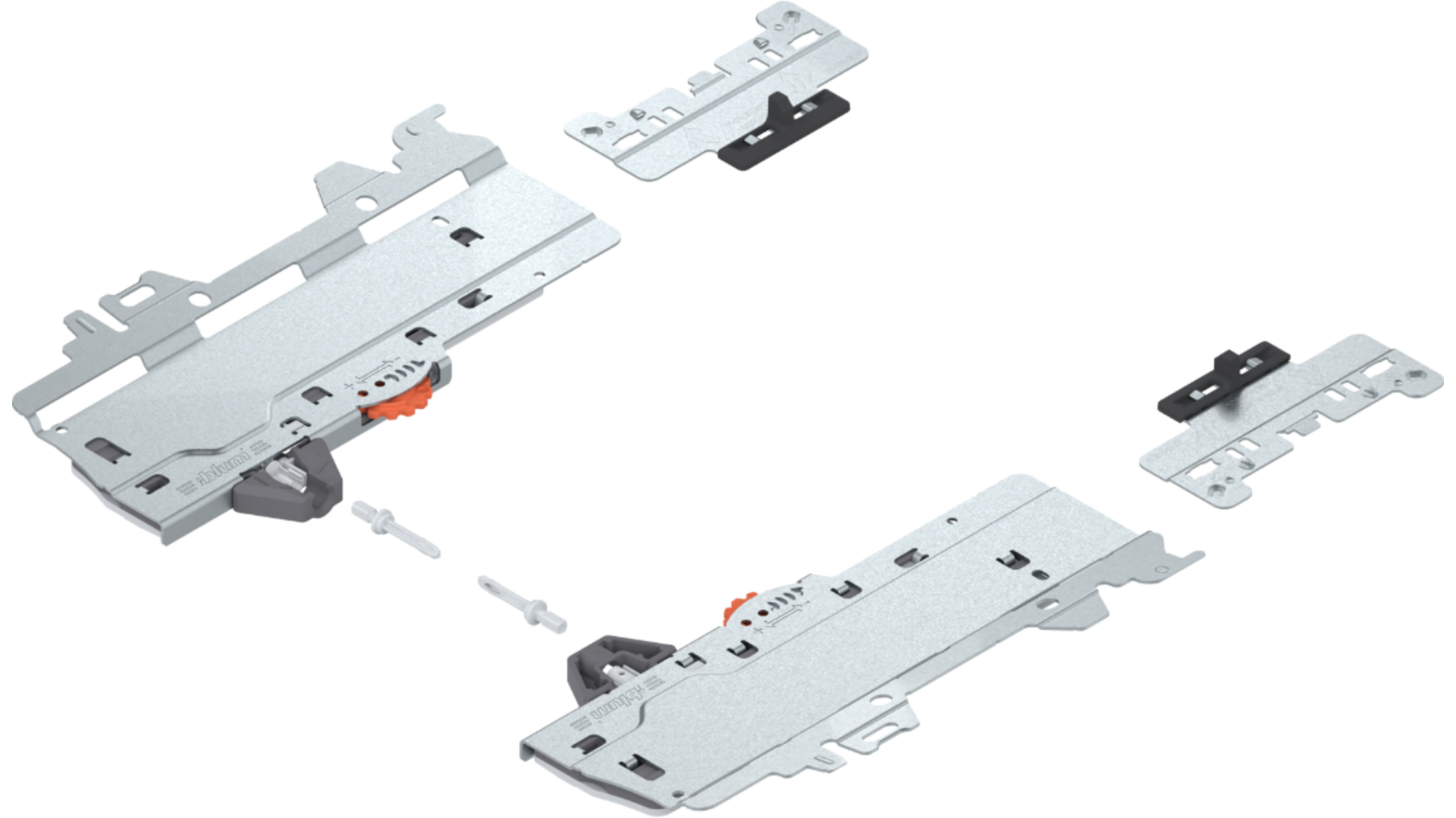 Tip-on Blumotion set Merivobox 10-20 kg NL 270-300mm