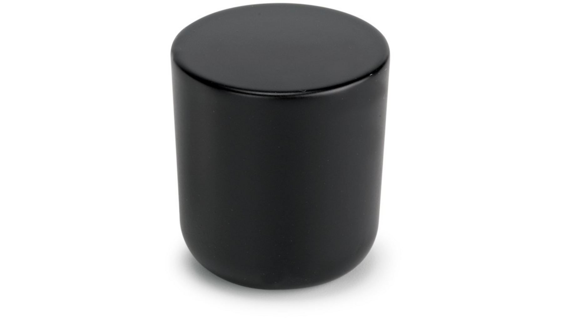 Knop MINI 816 mat zwart 15mm, hoogte 24mm