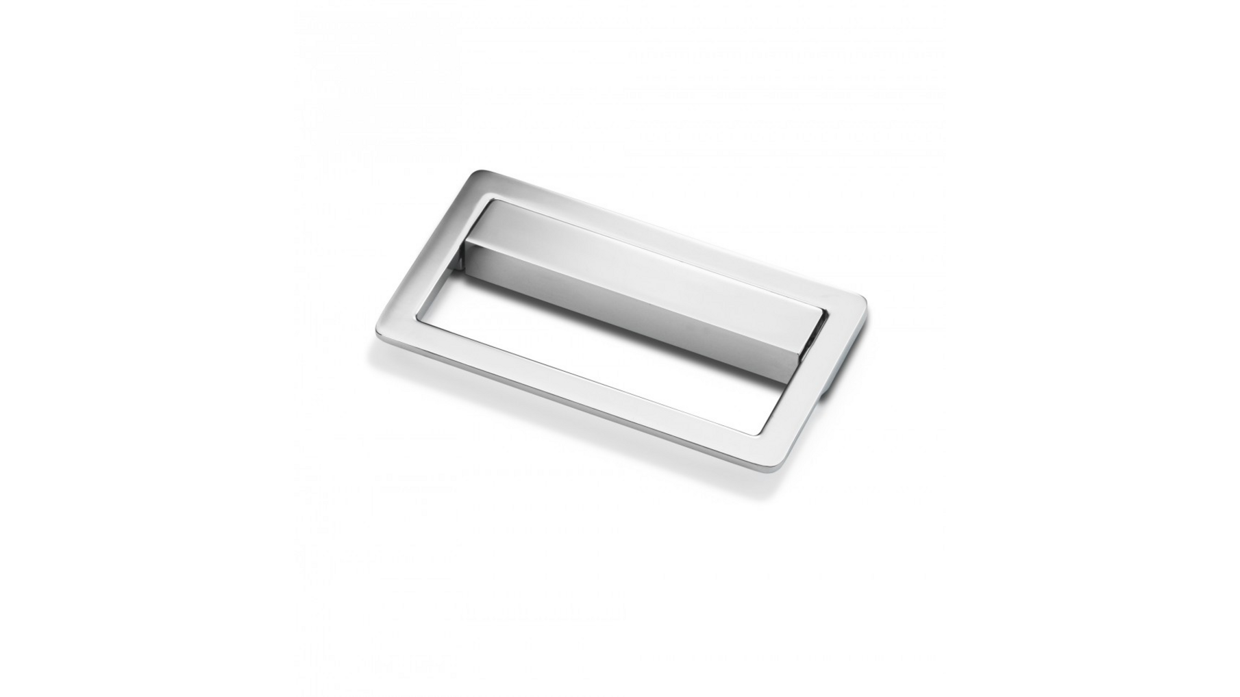 Greep UP glans chroom hartmaat 64mm breedte 90mm, 50x10mm