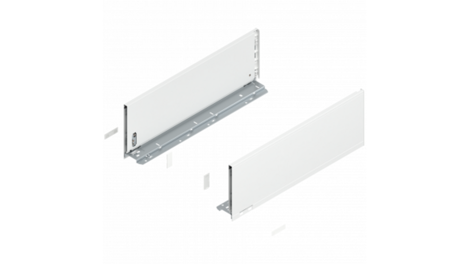 Legrabox ladezijde C, zijdewit 550mm, hoogte 177mm