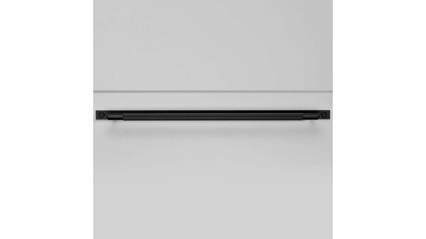 Pull Bar/Plate/Linear/Large 390Mm/Black (Non US)