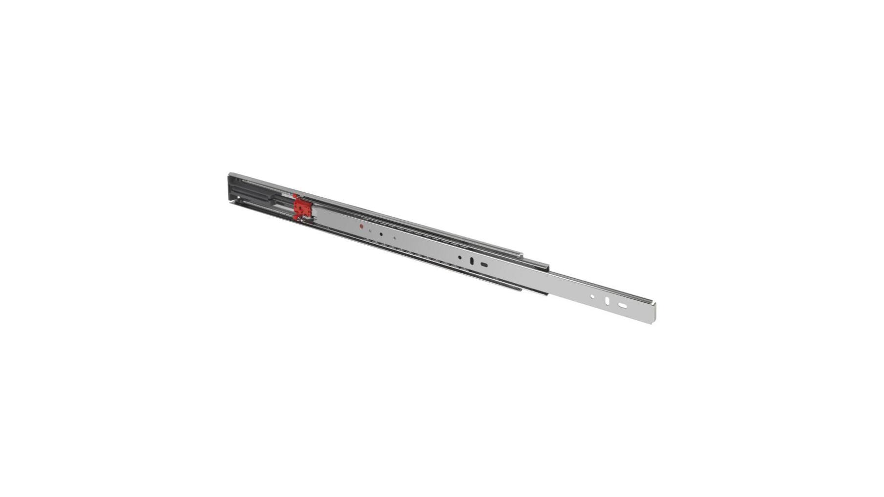 Ladegeleider RVS 500mm volledig uittrekbaar, met softclose