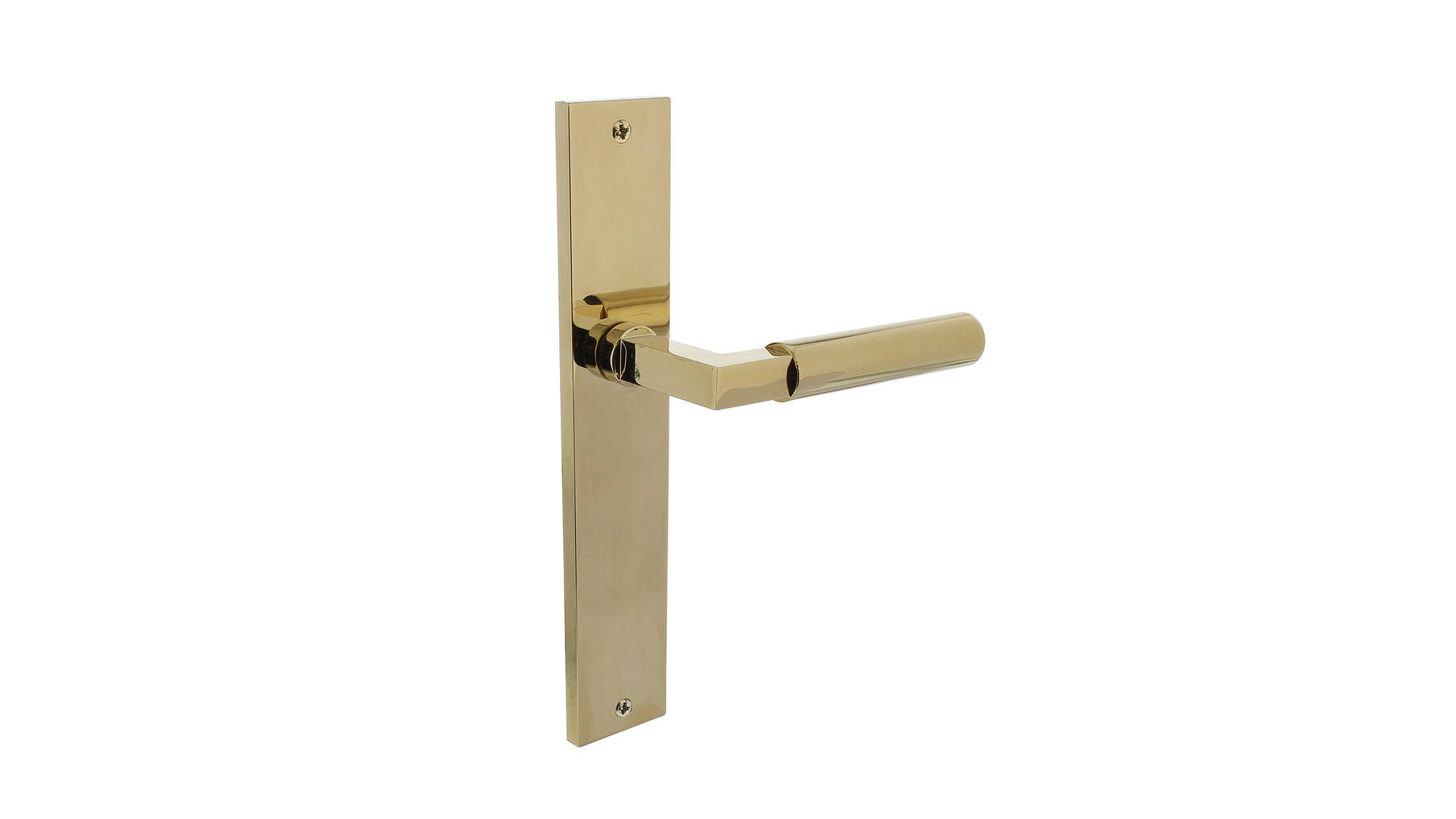 Deurkruk Bau-Stil op schild 245x45 mm blind