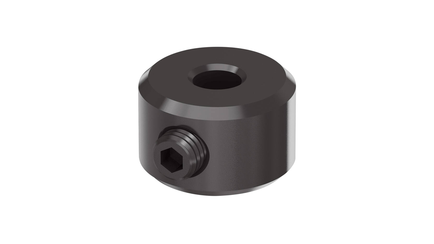 Afstandsring 10mm (als dieptestop) gat 10mm, diameter 22mm