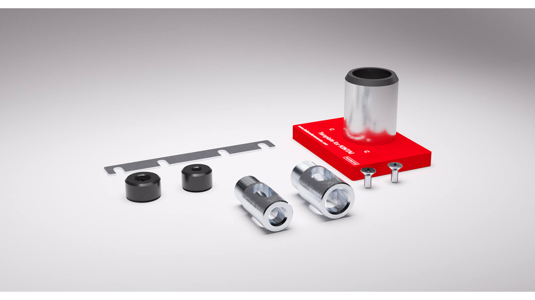 Afstandsring 10mm (als dieptestop) gat 10mm, diameter 22mm