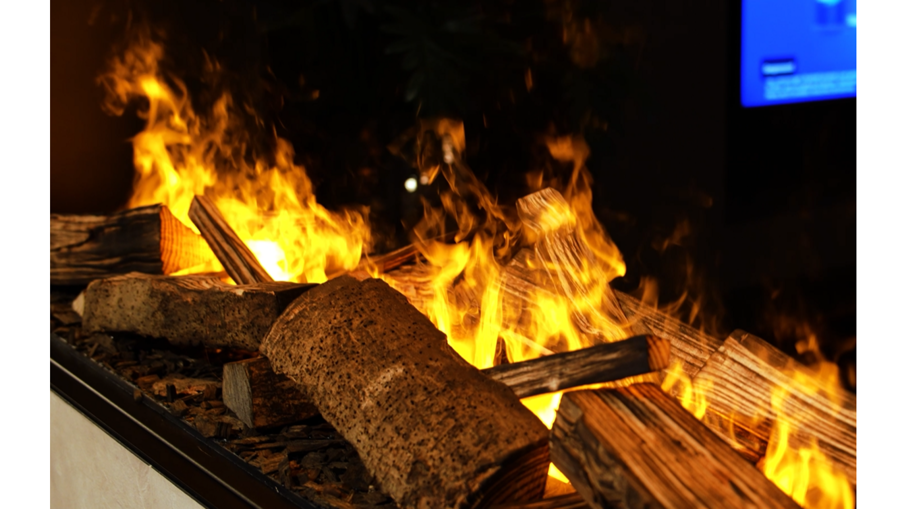 PureFlames - Real Logs 760x230x8mm - Vaperior 900