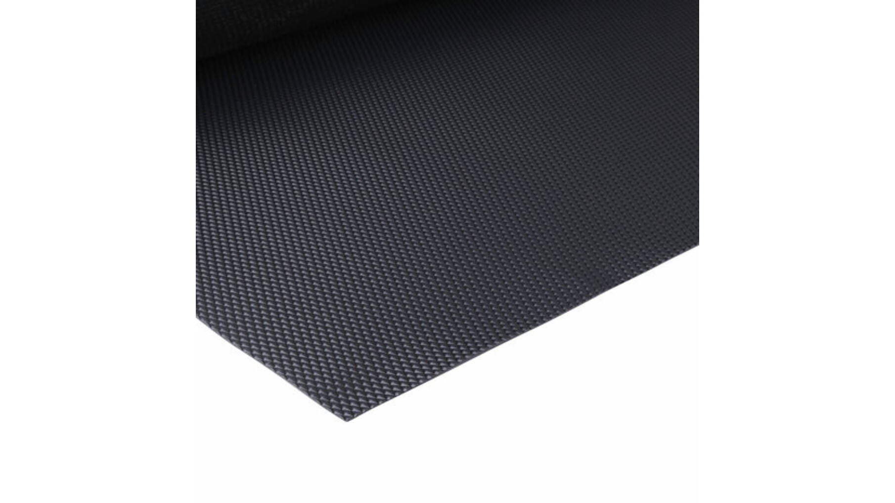 Antislipmat zwart hoog 750mm, dik 1.2mm op rol 20mtr
