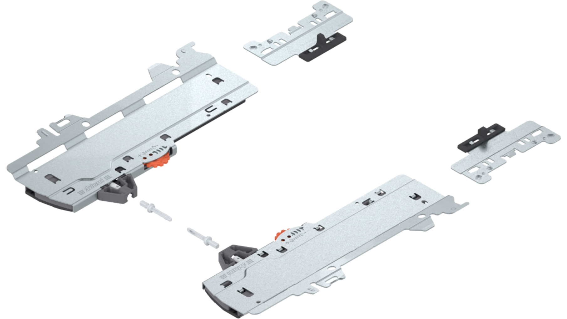 Tip-on Blumotion set Merivobox 35-70 kg NL 450-650mm