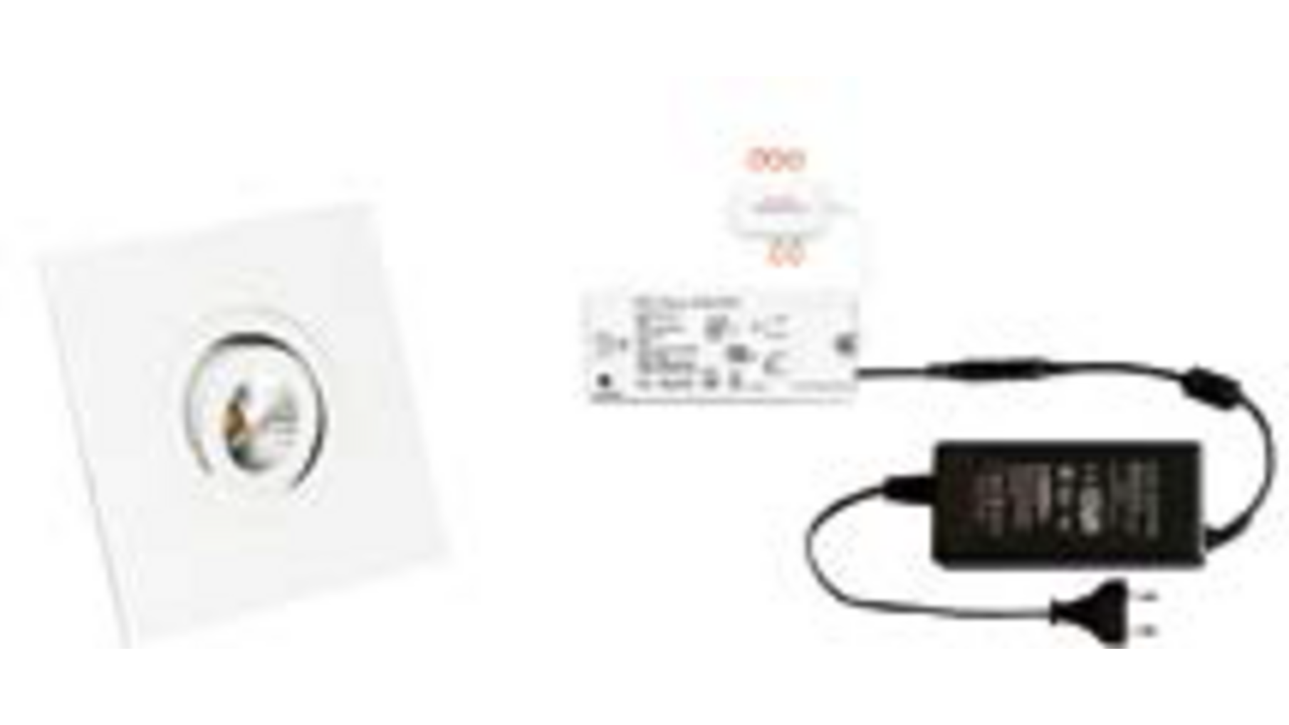 2x Monza vierkant wit +2 x verlengsnoer + MC-Easy + Driver 2