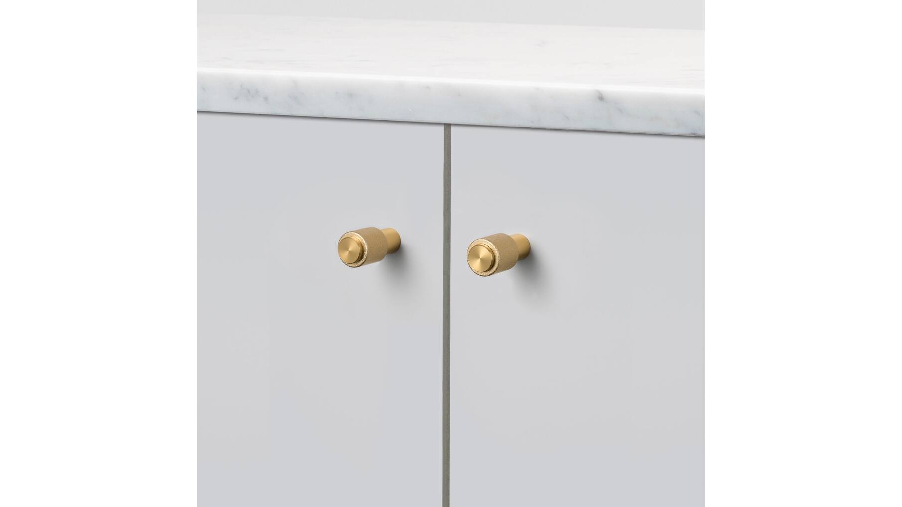 Furniture Knob/Cast/Set Of 2/Brass