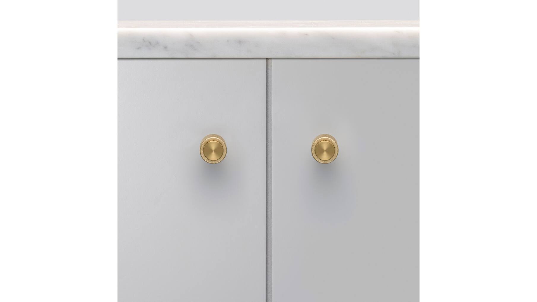 Furniture Knob/Cast/Set Of 2/Brass